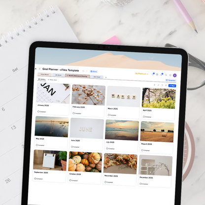 Goal Planner xTiles Template