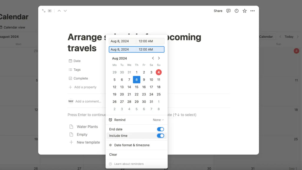 10 Best Tips to Use Calendar in Notion | Step-by-Step Tutorial (2024)