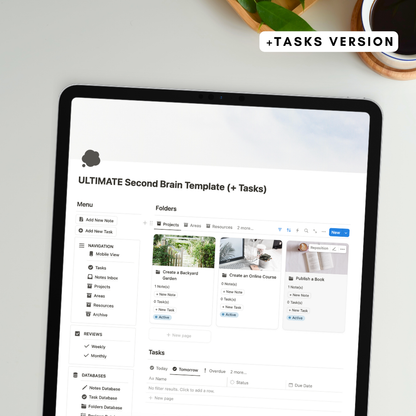 ULTIMATE Second Brain Notion Template