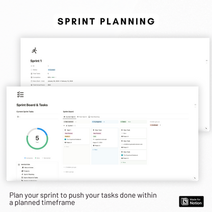 ULTIMATE Project & Task Manager Notion Template