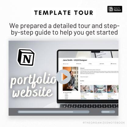 Portfolio Website Notion Template