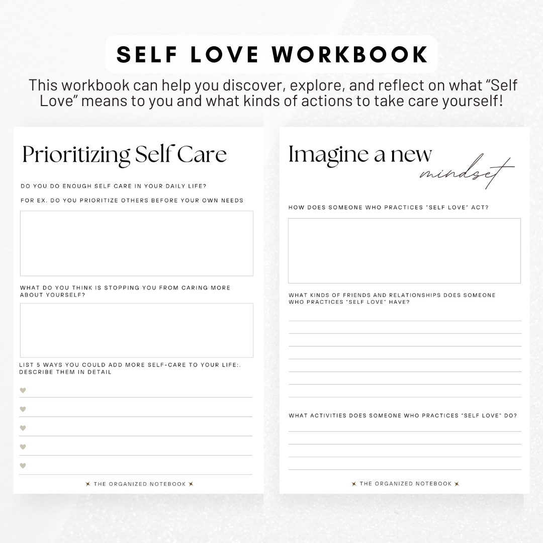 Mental Health Guided Workbooks  -  Digital Printable PDF | A4 & Letter size