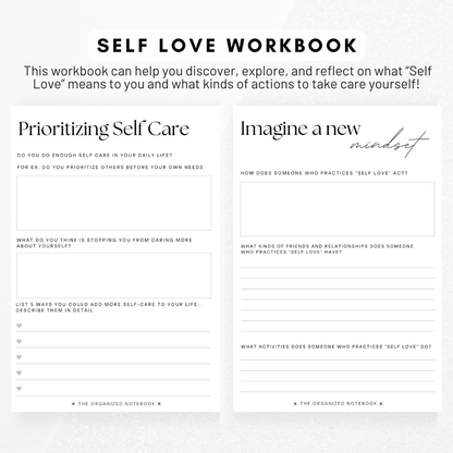 Mental Health Guided Workbooks  -  Digital Printable PDF | A4 & Letter size