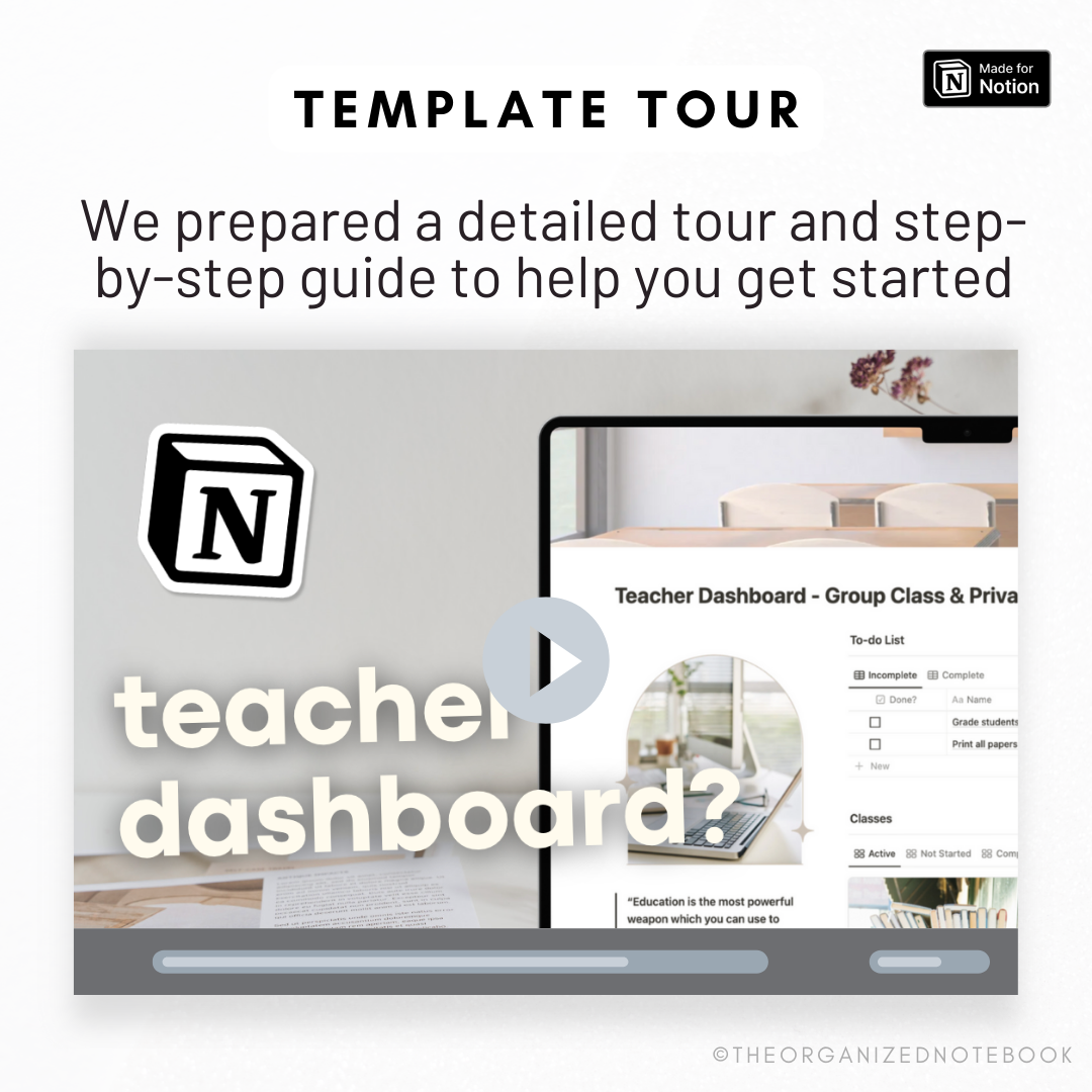 Student Portal Notion Template