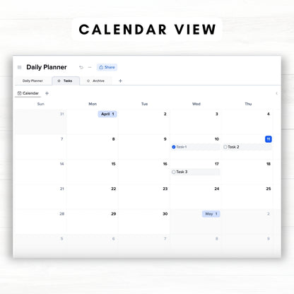 Daily Planner xTiles Template