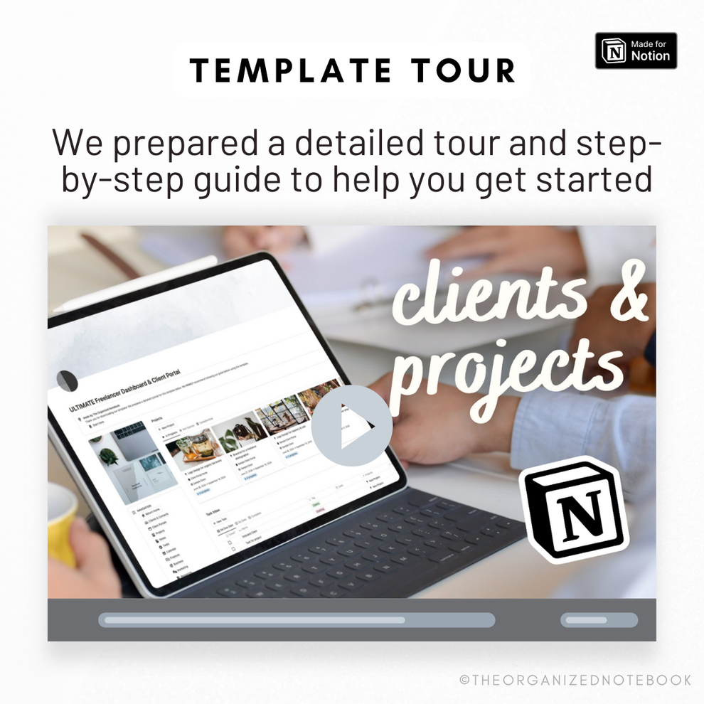 Ultimate Freelancer Dashboard & Client Portal Notion Template – The ...