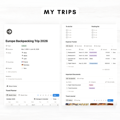 ULTIMATE Travel Journal & Planner (Premium)