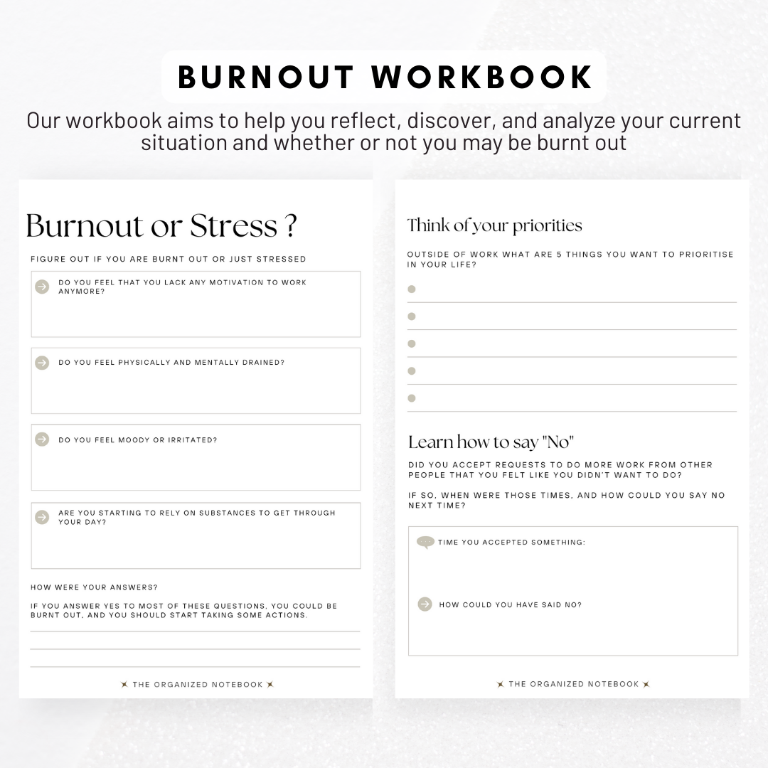 Mental Health Guided Workbooks  -  Digital Printable PDF | A4 & Letter size