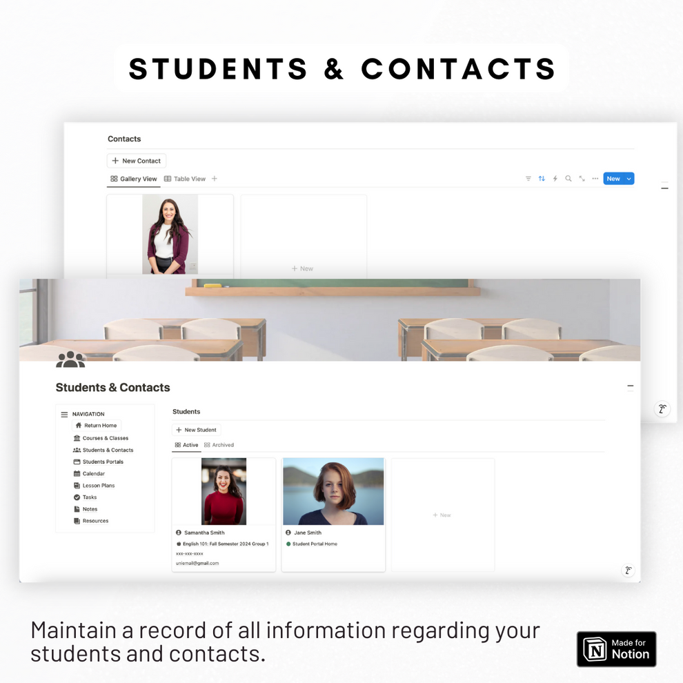 ULTIMATE Teaching Dashboard Notion Template - – The Organized Notebook