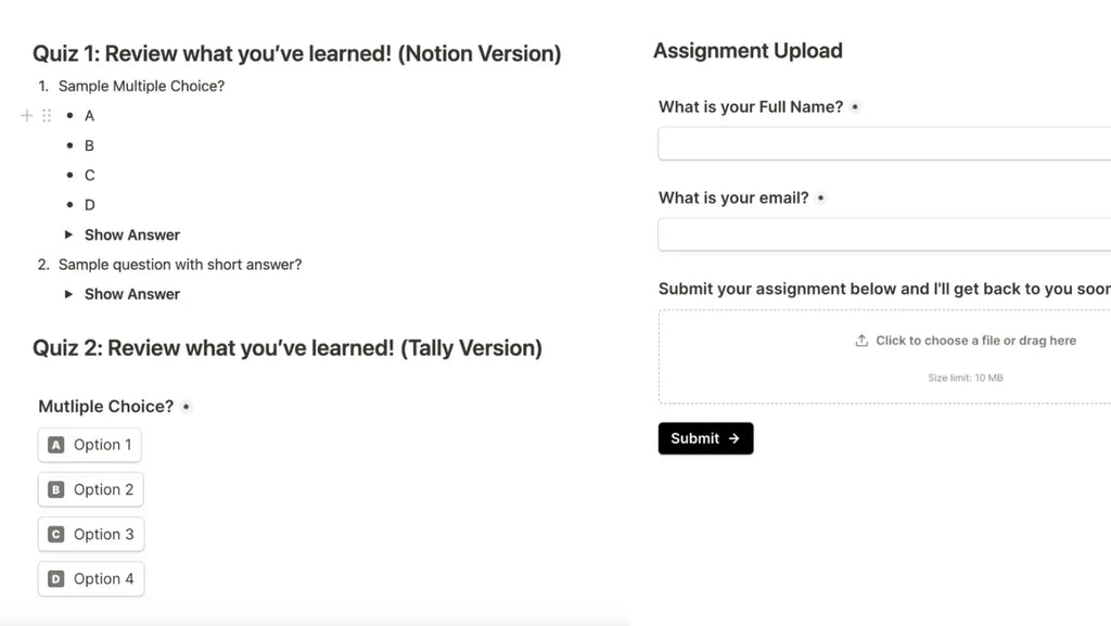 How to Build Your Digital Course Platform with Notion? | No-code & Easy Website