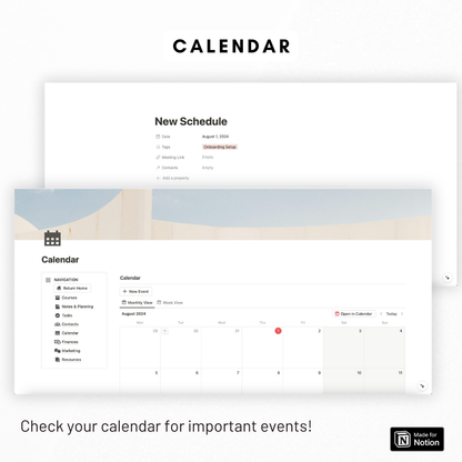 Ultimate Course Creator Dashboard Notion Template