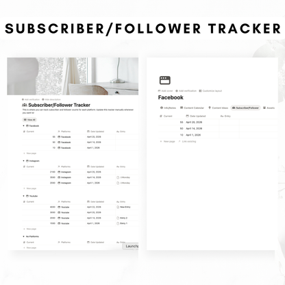Content Planner Notion Template