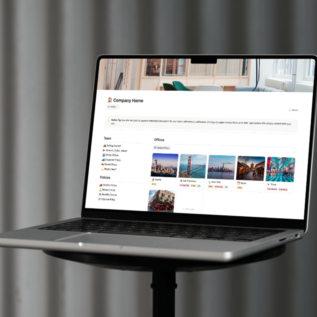 Notion Workspace Transformation & Setup – The Organized Notebook