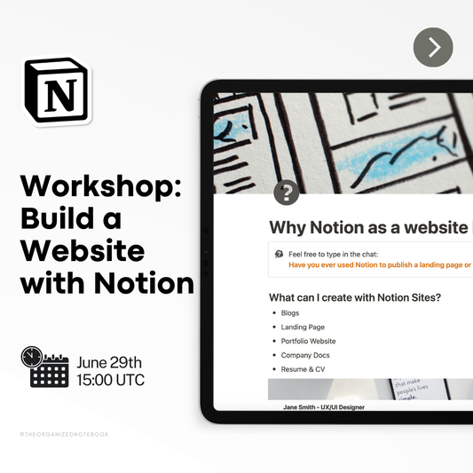 Notion Masterclass: Build an Easy, No-Code Website | Step-by-step Guide