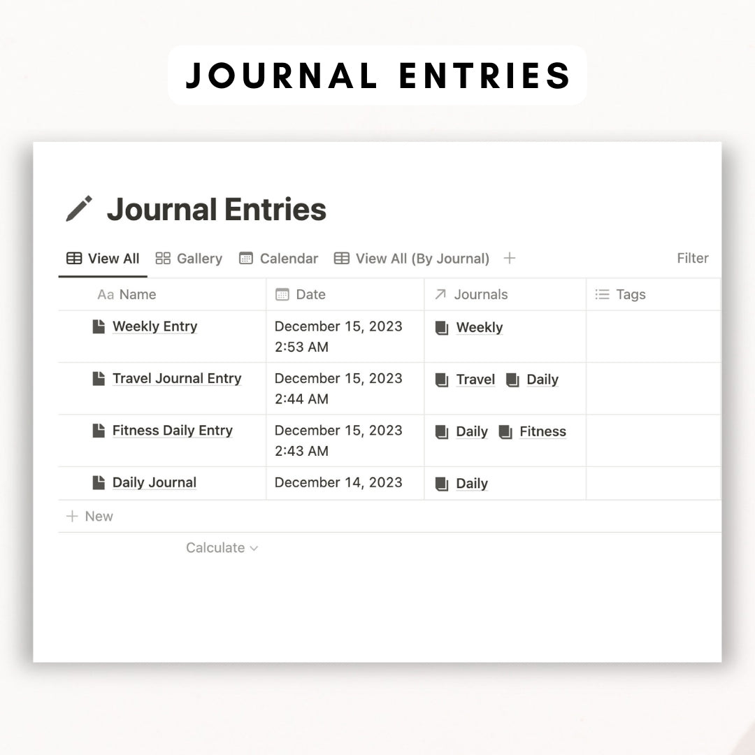 Ultimate Journal Notion Template