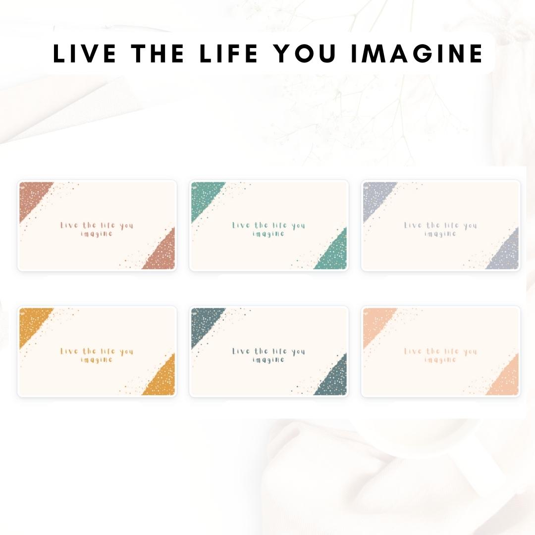 inspirational notion cover photo set