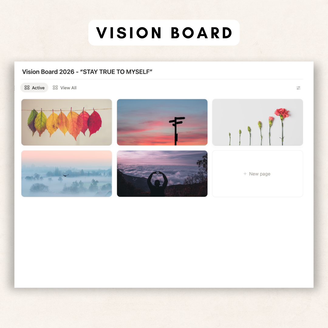 ULTIMATE Yearly Goal Planner Notion Template