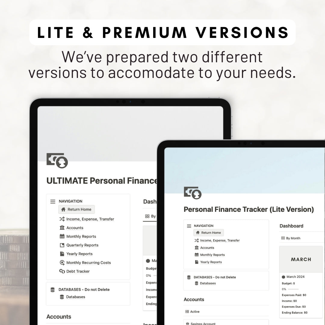 ULTIMATE Personal Finance Tracker Notion Template